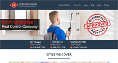 Desktop Screenshot of essenpestcontrol.com